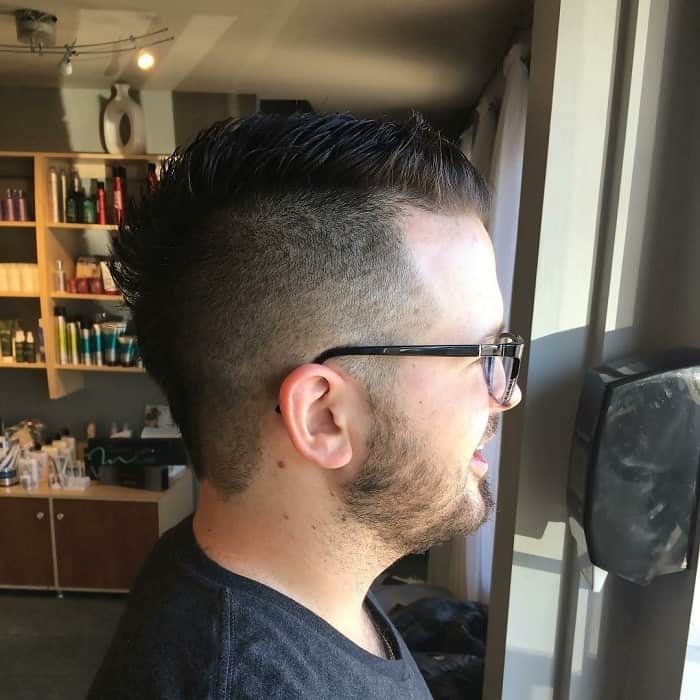 short faux hawk hair with spikes 