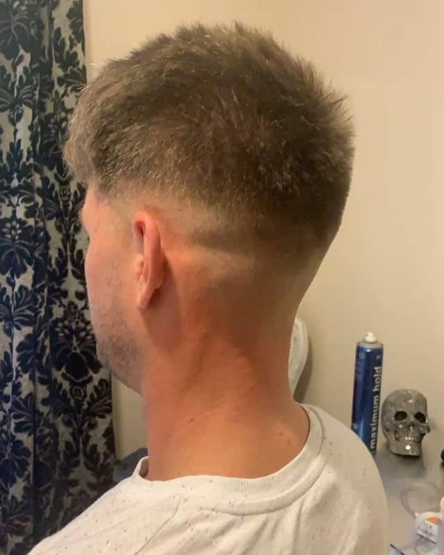 Taper Fade for Men's Short Straight Hair