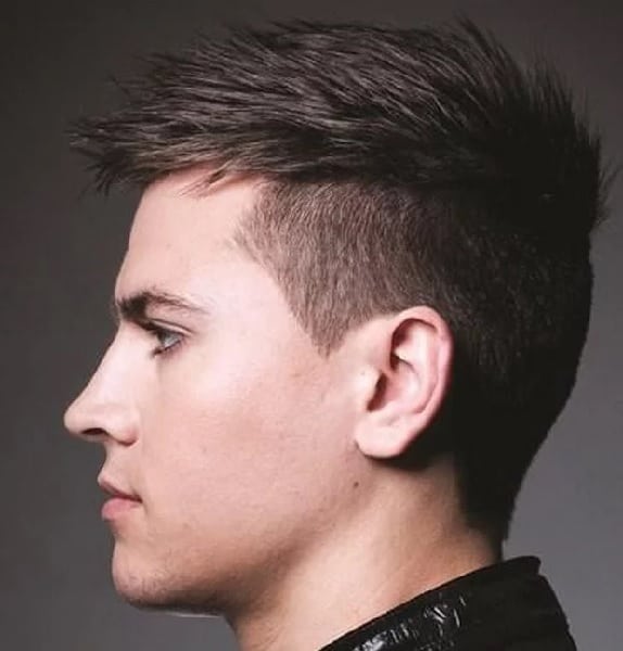 men hairstyles short fohawk