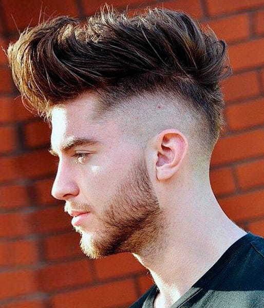 short mohawk with high fade