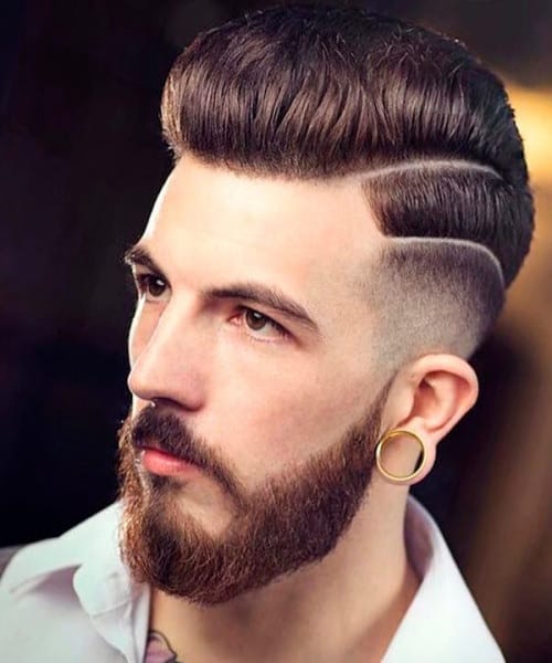 short mohawk with pompadour 