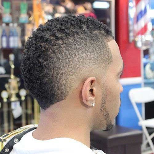 short moahwk haircut for black men