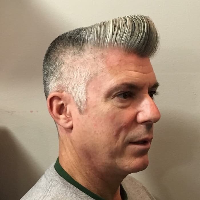 short pompadour hair for men 