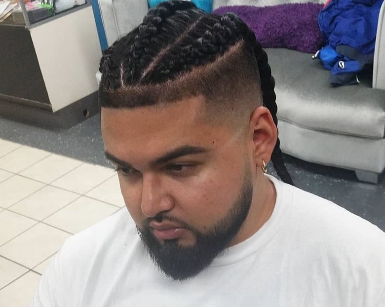 Featured image of post Single Braids Men Straight Hair / It&#039;s difficult to make cornrows on short hair, unless they&#039;re super small.