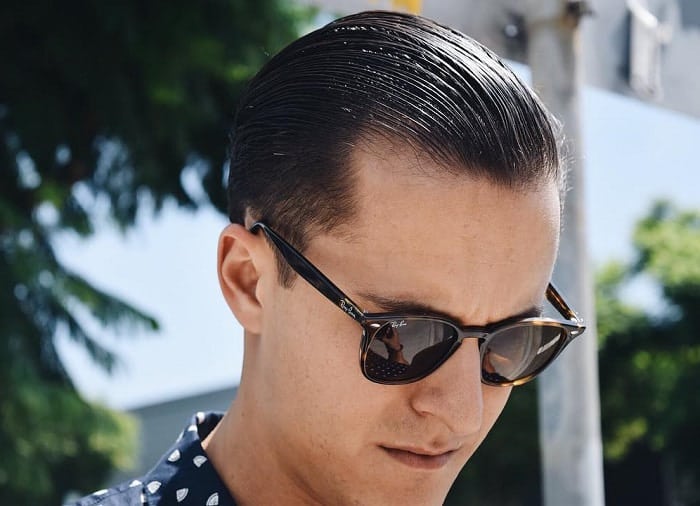 Slick Back Dapper Hairstyle