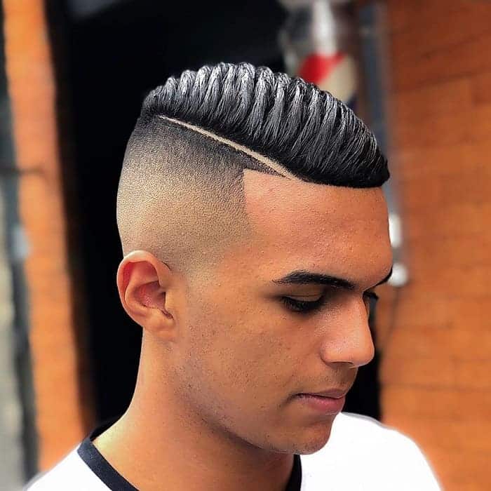 high fade slick back