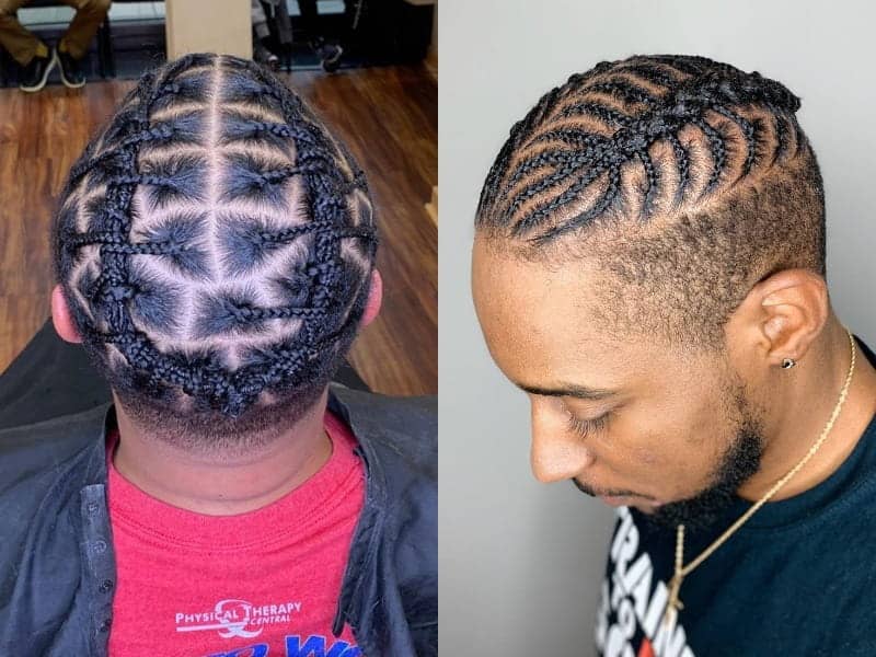 Small Braids for Men
