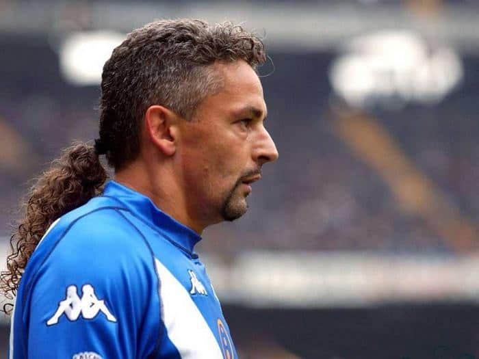 Roberto Baggio mullet hair