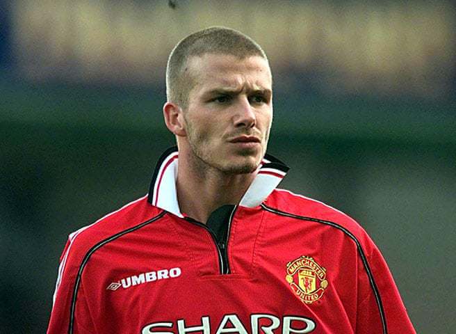 david beckham's buzzcut