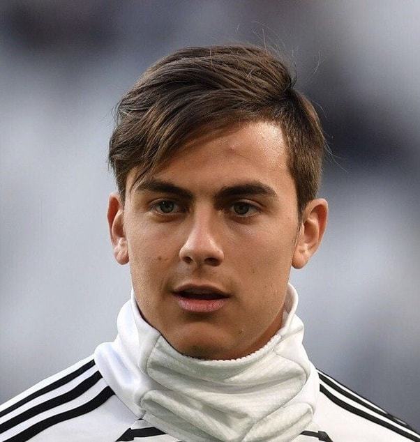 Paulo Dybala's fringe haircut