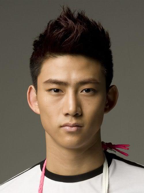 Picture of Taecyeon hairstyle. 