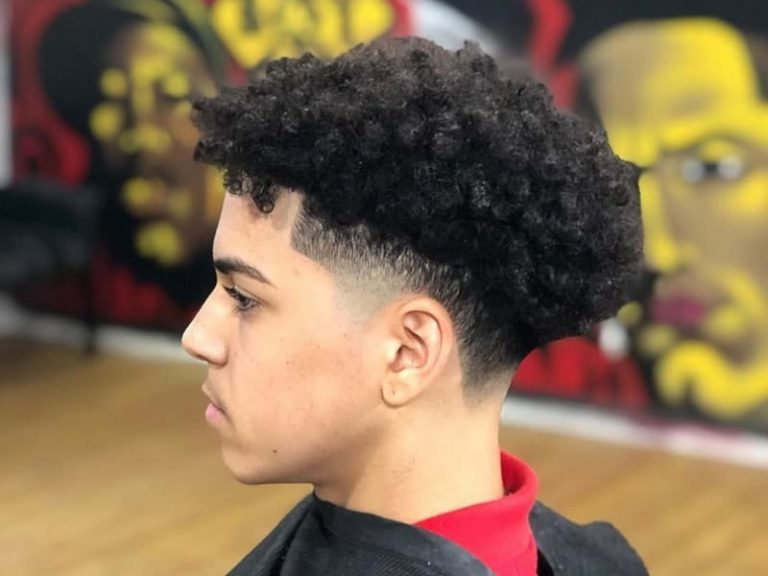 taper fade blowout hair