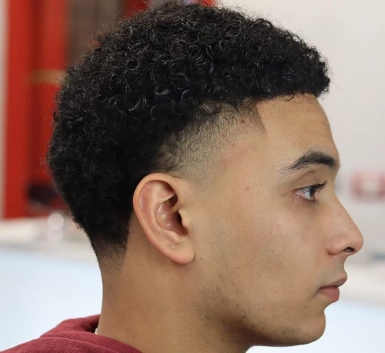 taper fade for white guy