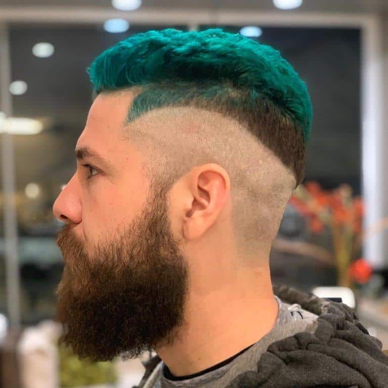 taper fade with beard