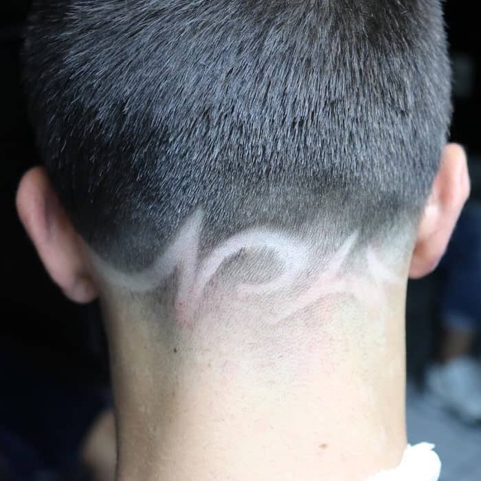 taper fade haircut with designs