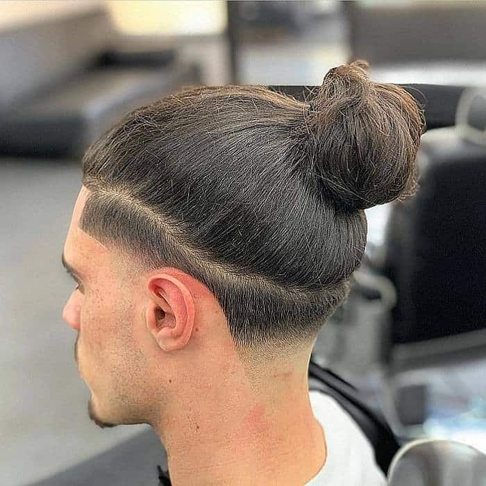 Long Hair Fade Haircut