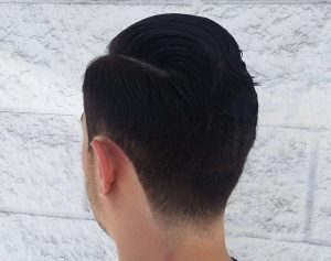tapered hairline
