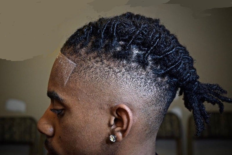 11 Attractive Temp Fade Hairstyle With Waves And Dreads For Men