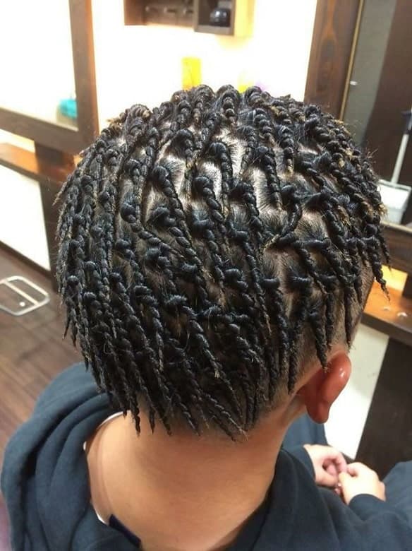 gel twist short hair