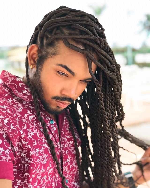 twist hairstyles for men 