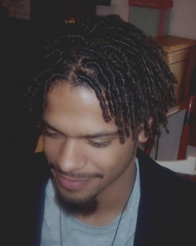 middle parted twist hairstyles for guys