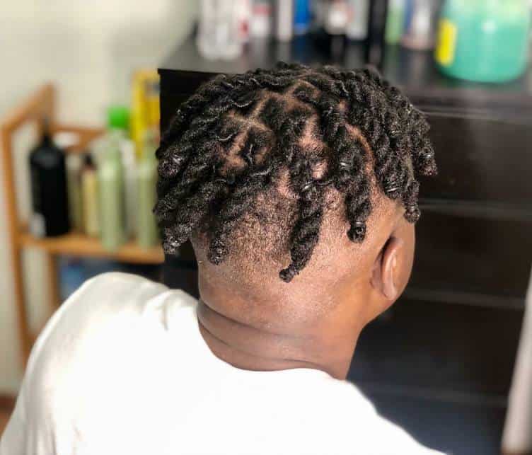 two strand twist hairstyle for men