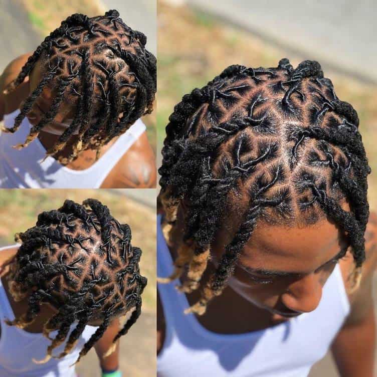 two strand twist hairstyles for black men