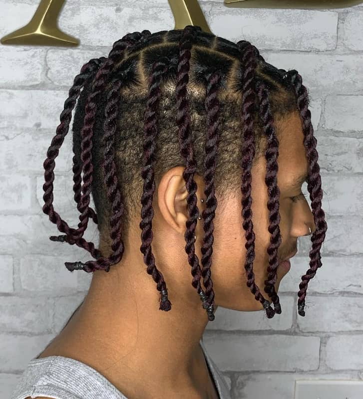 two strand twists with undercut