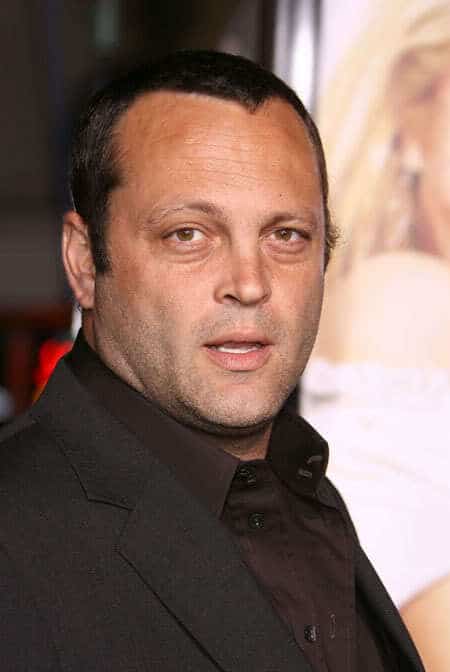 Photo of Vince Vaughn's receding hairline.