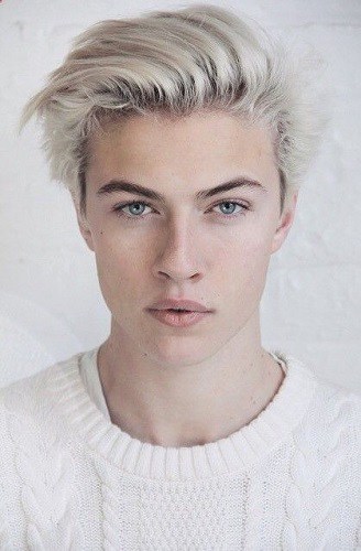 Guys with hair white long These White