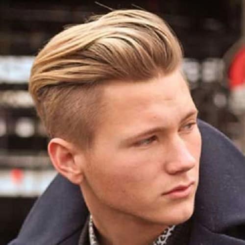 white boy's undercut style