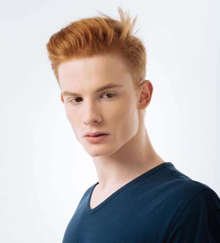white boy with ginger hair